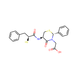 O=C(O)CN1C(=O)[C@@H](NC(=O)[C@@H](S)Cc2ccccc2)CS[C@@H]1c1ccccc1 ZINC000026281097