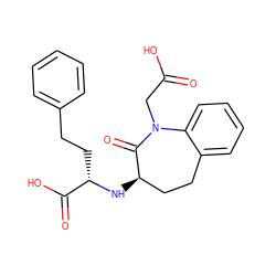 O=C(O)CN1C(=O)[C@H](N[C@@H](CCc2ccccc2)C(=O)O)CCc2ccccc21 ZINC000001849543