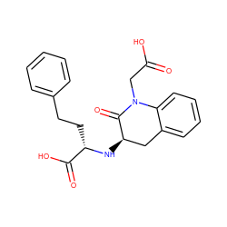 O=C(O)CN1C(=O)[C@H](N[C@@H](CCc2ccccc2)C(=O)O)Cc2ccccc21 ZINC000042963646