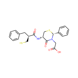 O=C(O)CN1C(=O)[C@H](NC(=O)[C@@H](CS)Cc2ccccc2)CS[C@@H]1c1ccccc1 ZINC000026284470