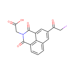 O=C(O)CN1C(=O)c2cccc3cc(C(=O)CI)cc(c23)C1=O ZINC000013452638