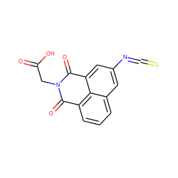 O=C(O)CN1C(=O)c2cccc3cc(N=C=S)cc(c23)C1=O ZINC000006094444