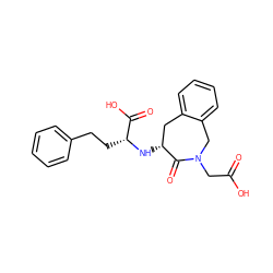 O=C(O)CN1Cc2ccccc2C[C@@H](N[C@H](CCc2ccccc2)C(=O)O)C1=O ZINC000026839181