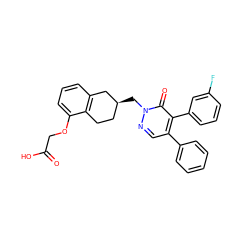 O=C(O)COc1cccc2c1CC[C@H](Cn1ncc(-c3ccccc3)c(-c3cccc(F)c3)c1=O)C2 ZINC000299855896