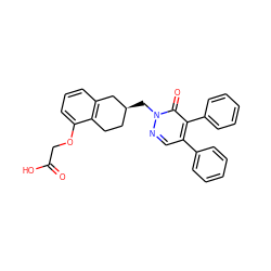 O=C(O)COc1cccc2c1CC[C@H](Cn1ncc(-c3ccccc3)c(-c3ccccc3)c1=O)C2 ZINC000299856136