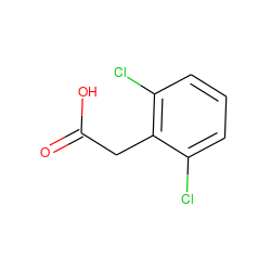 O=C(O)Cc1c(Cl)cccc1Cl ZINC000000388514