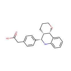 O=C(O)Cc1ccc([C@H]2Nc3ccccc3[C@H]3OCCC[C@@H]23)cc1 ZINC000014022833