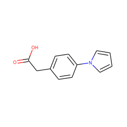 O=C(O)Cc1ccc(-n2cccc2)cc1 ZINC000000033691