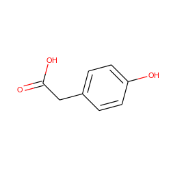 O=C(O)Cc1ccc(O)cc1 ZINC000000213065