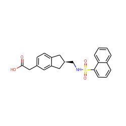 O=C(O)Cc1ccc2c(c1)C[C@H](CNS(=O)(=O)c1cccc3ccccc13)C2 ZINC000027332519