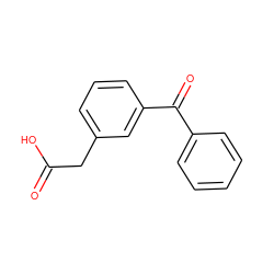 O=C(O)Cc1cccc(C(=O)c2ccccc2)c1 ZINC000002015756