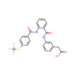 O=C(O)Cc1cccc(NC(=O)c2ccccc2NC(=O)c2ccc(SC(F)(F)F)cc2)c1 ZINC000299860043