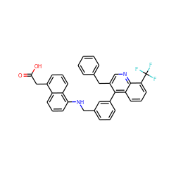 O=C(O)Cc1cccc2c(NCc3cccc(-c4c(Cc5ccccc5)cnc5c(C(F)(F)F)cccc45)c3)cccc12 ZINC000028978878