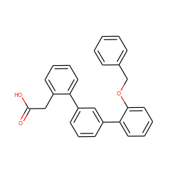 O=C(O)Cc1ccccc1-c1cccc(-c2ccccc2OCc2ccccc2)c1 ZINC000013554027