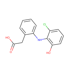 O=C(O)Cc1ccccc1Nc1c(O)cccc1Cl ZINC000144040848