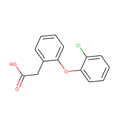 O=C(O)Cc1ccccc1Oc1ccccc1Cl ZINC000028766380