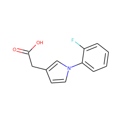 O=C(O)Cc1ccn(-c2ccccc2F)c1 ZINC000028825665