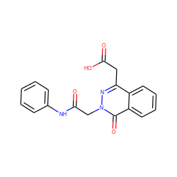 O=C(O)Cc1nn(CC(=O)Nc2ccccc2)c(=O)c2ccccc12 ZINC000000014601