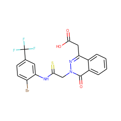 O=C(O)Cc1nn(CC(=S)Nc2cc(C(F)(F)F)ccc2Br)c(=O)c2ccccc12 ZINC000000597850