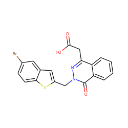 O=C(O)Cc1nn(Cc2cc3cc(Br)ccc3s2)c(=O)c2ccccc12 ZINC000013448993