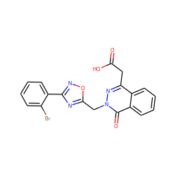 O=C(O)Cc1nn(Cc2nc(-c3ccccc3Br)no2)c(=O)c2ccccc12 ZINC000013449019