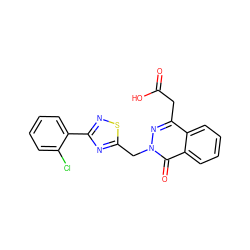 O=C(O)Cc1nn(Cc2nc(-c3ccccc3Cl)ns2)c(=O)c2ccccc12 ZINC000013449056