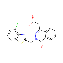 O=C(O)Cc1nn(Cc2nc3c(Cl)cccc3s2)c(=O)c2ccccc12 ZINC000013860739