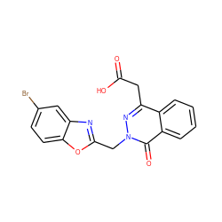 O=C(O)Cc1nn(Cc2nc3cc(Br)ccc3o2)c(=O)c2ccccc12 ZINC000013448962