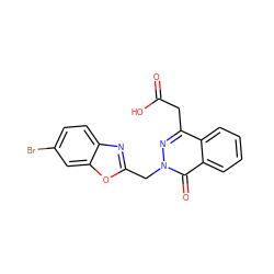 O=C(O)Cc1nn(Cc2nc3ccc(Br)cc3o2)c(=O)c2ccccc12 ZINC000013448968