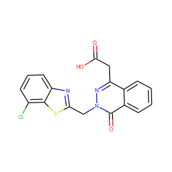 O=C(O)Cc1nn(Cc2nc3cccc(Cl)c3s2)c(=O)c2ccccc12 ZINC000013860759