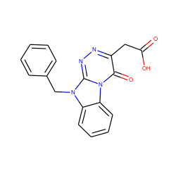 O=C(O)Cc1nnc2n(Cc3ccccc3)c3ccccc3n2c1=O ZINC000012343978