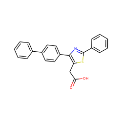 O=C(O)Cc1sc(-c2ccccc2)nc1-c1ccc(-c2ccccc2)cc1 ZINC000045375236