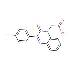 O=C(O)Cn1c(=O)c(-c2ccc(F)cc2)nc2ccccc21 ZINC000299859215