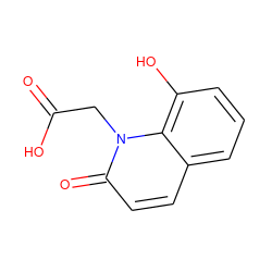 O=C(O)Cn1c(=O)ccc2cccc(O)c21 ZINC000026165656