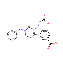 O=C(O)Cn1c2c(c3cc(C(=O)O)ccc31)CCN(Cc1ccccc1)C2=S ZINC000082150511