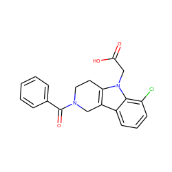 O=C(O)Cn1c2c(c3cccc(Cl)c31)CN(C(=O)c1ccccc1)CC2 ZINC000096271036