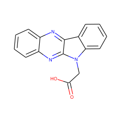 O=C(O)Cn1c2ccccc2c2nc3ccccc3nc21 ZINC000000205528