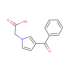 O=C(O)Cn1ccc(C(=O)c2ccccc2)c1 ZINC000013493090