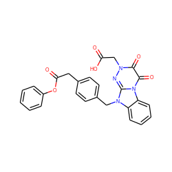 O=C(O)Cn1nc2n(Cc3ccc(CC(=O)Oc4ccccc4)cc3)c3ccccc3n2c(=O)c1=O ZINC000049111969