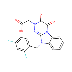 O=C(O)Cn1nc2n(Cc3ccc(F)cc3F)c3ccccc3n2c(=O)c1=O ZINC000049112272