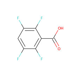 O=C(O)c1c(F)c(F)cc(F)c1F ZINC000000226731