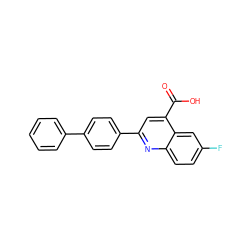 O=C(O)c1cc(-c2ccc(-c3ccccc3)cc2)nc2ccc(F)cc12 ZINC000029332174