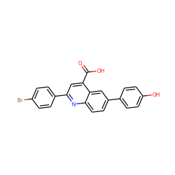 O=C(O)c1cc(-c2ccc(Br)cc2)nc2ccc(-c3ccc(O)cc3)cc12 ZINC000027629155