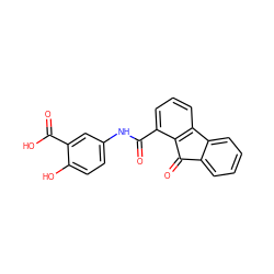 O=C(O)c1cc(NC(=O)c2cccc3c2C(=O)c2ccccc2-3)ccc1O ZINC000059185440