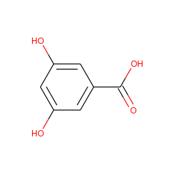 O=C(O)c1cc(O)cc(O)c1 ZINC000000388546