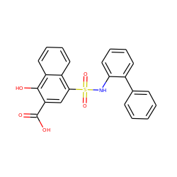 O=C(O)c1cc(S(=O)(=O)Nc2ccccc2-c2ccccc2)c2ccccc2c1O ZINC000653726117