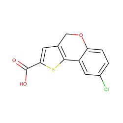 O=C(O)c1cc2c(s1)-c1cc(Cl)ccc1OC2 ZINC000044199379