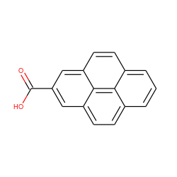 O=C(O)c1cc2ccc3cccc4ccc(c1)c2c34 ZINC000000262160