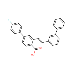 O=C(O)c1ccc(-c2ccc(F)cc2)cc1/C=C/c1cccc(-c2ccccc2)c1 ZINC000035932271