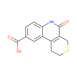 O=C(O)c1ccc2[nH]c(=O)c3c(c2c1)CCSC3 ZINC000103171592